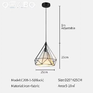 Simple modern aisle diamond chandelier